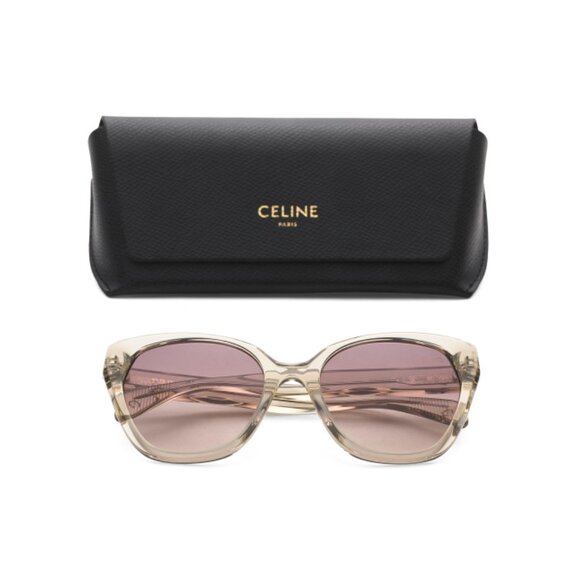 CELINE Ivory 54mm Cat Eye Sunglasses - Picture 1 of 2